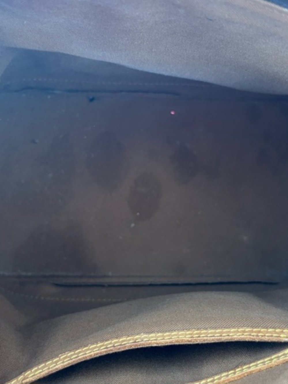 Louis Vuitton Monogram Zip Tote in Brown and Tan - Picture 7 of 7